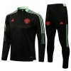 Manchester United Komplet Sweatshirts 1/4-Zip 2021-22 Crna Manchester United Komplet Sweatshirts 1/4-Zip 2021-22 Crna